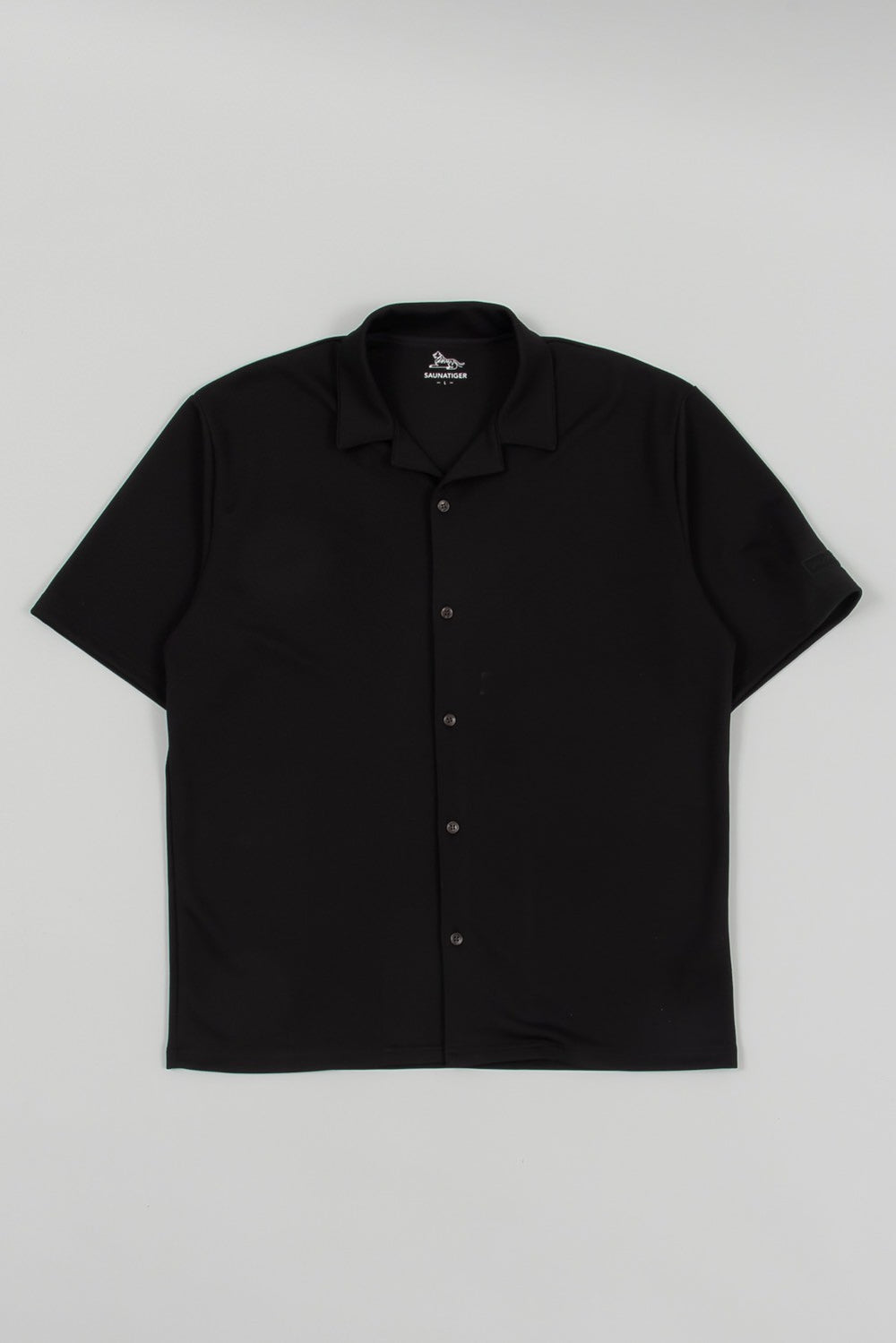 Open Color T-shirt Black