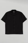 Open Color T-shirt Black