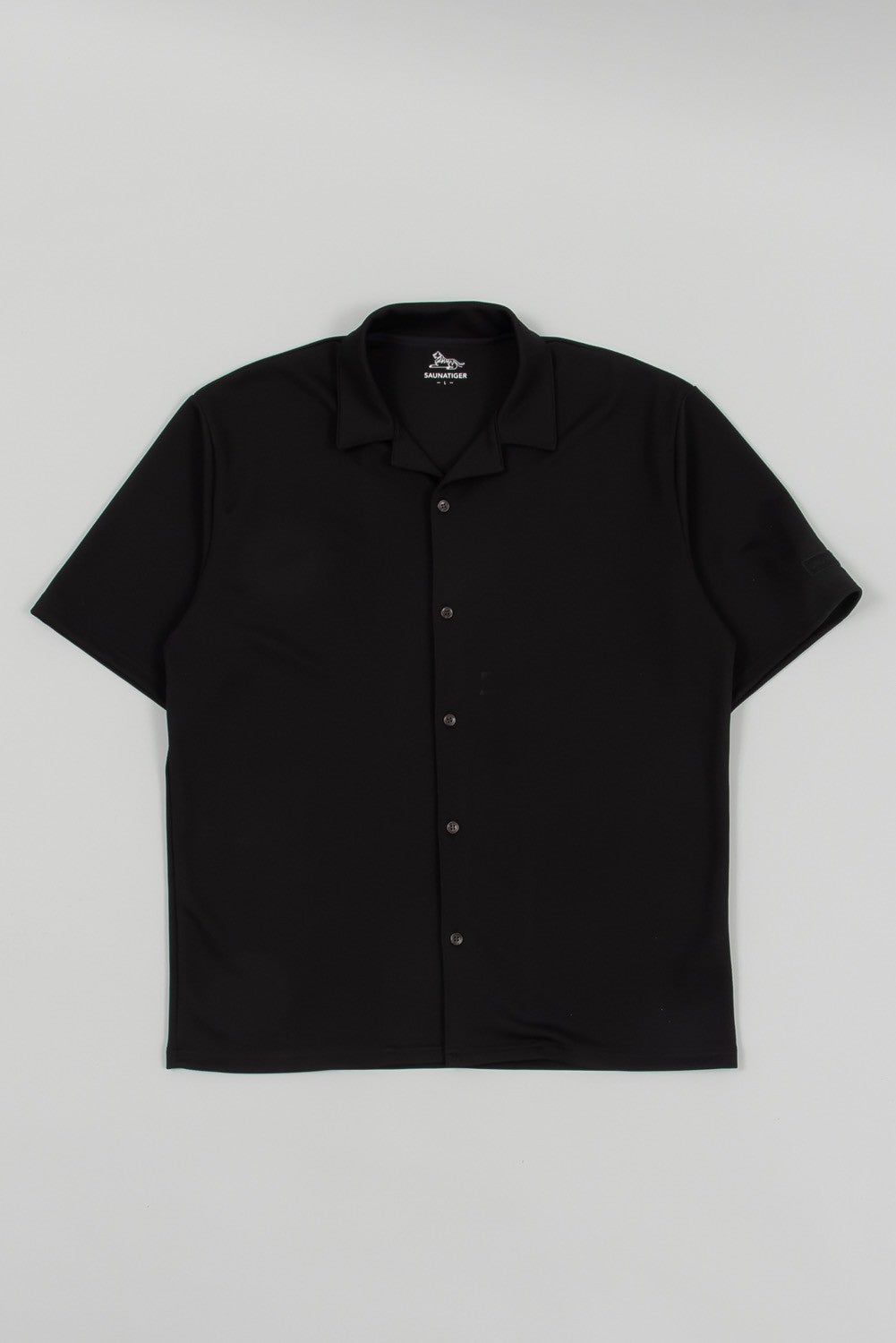Open Color T-shirt Black