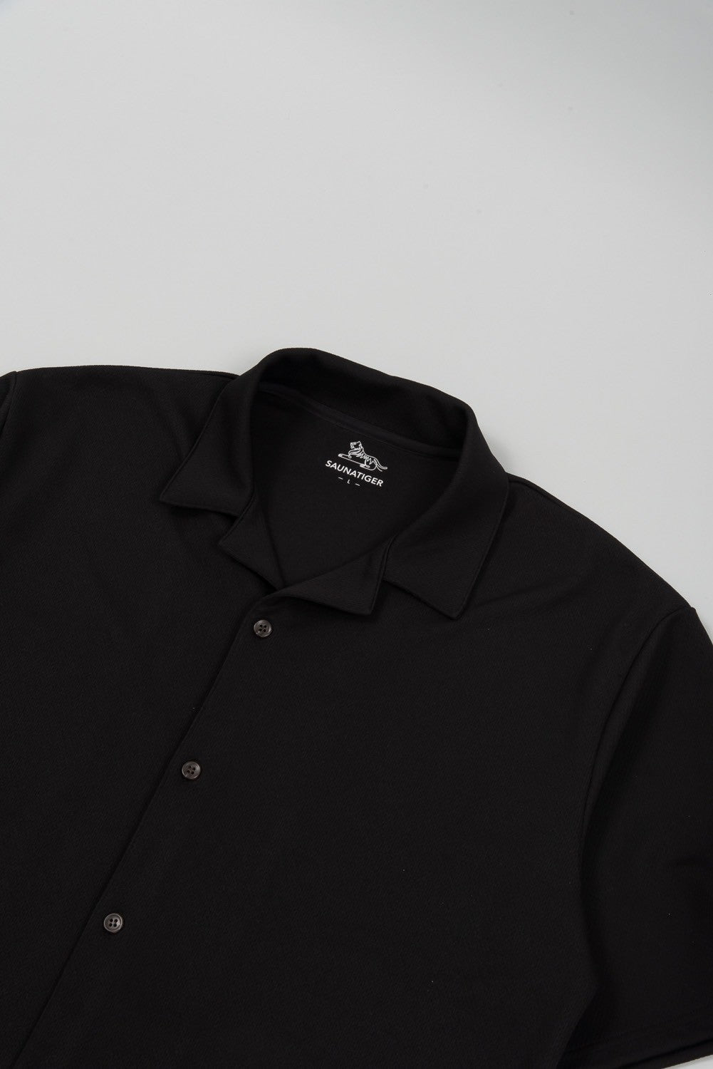 Open Color T-shirt Black