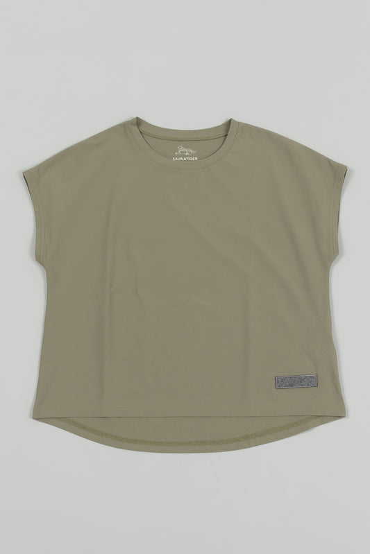 Stretch Ledies T-shirt Khaki